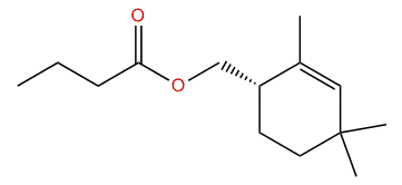S-(2,4,4-Trimethyl-2-cyclohexenyl)-methyl butyrate